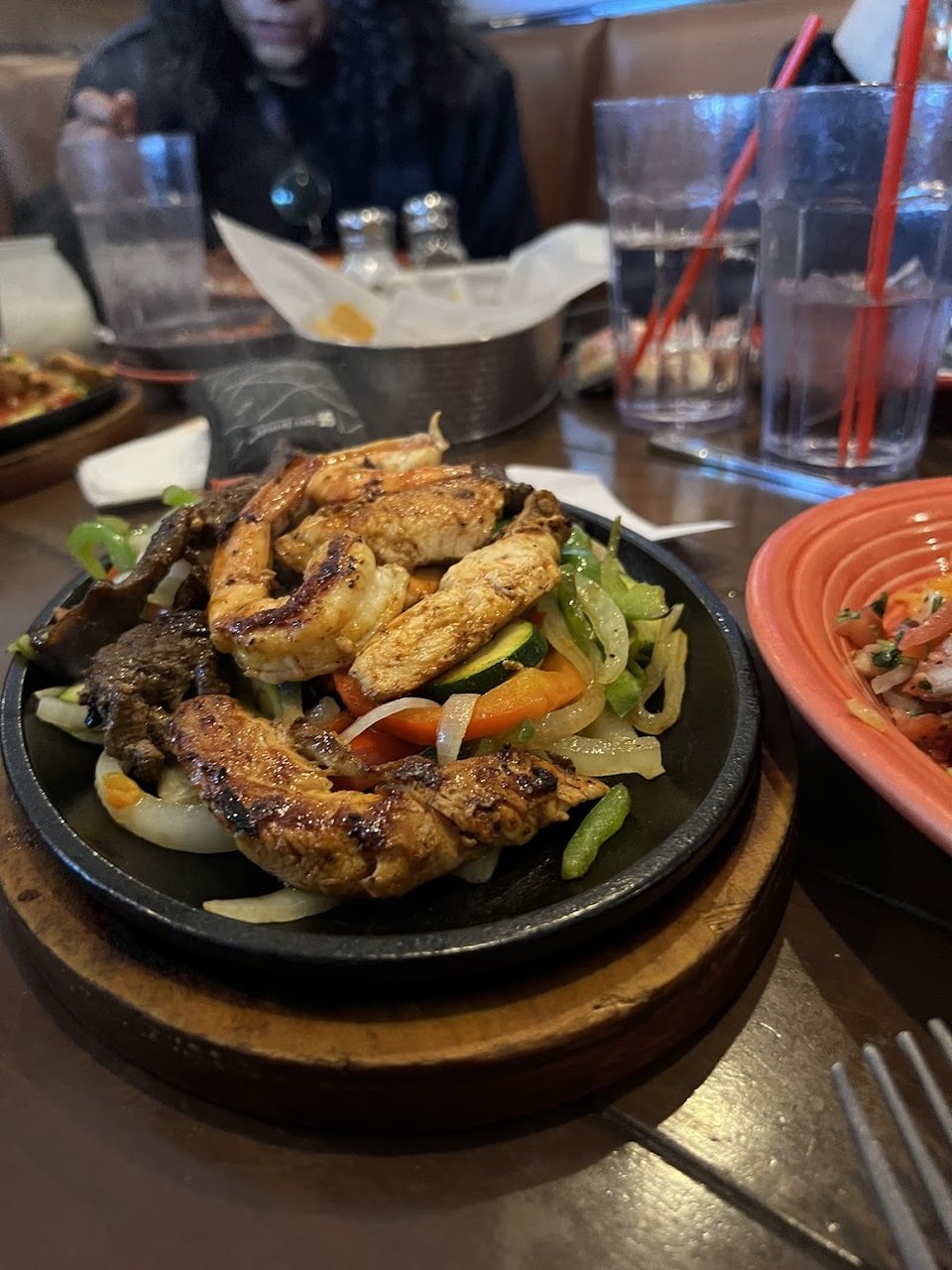 Beef and Chicken Fajitas